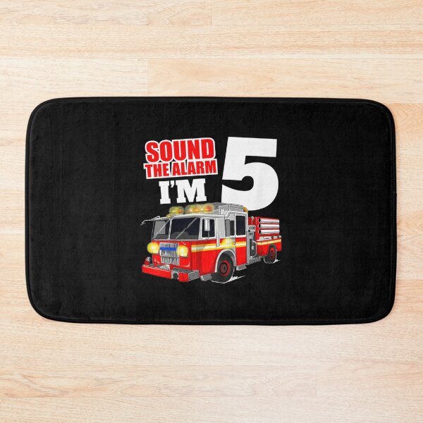 Item preview, Kids Fire Truck 5th Birthday Boy Firefighter Five 5 Year Ol| Perfect Gift For you and friends designed and sold by luconats.