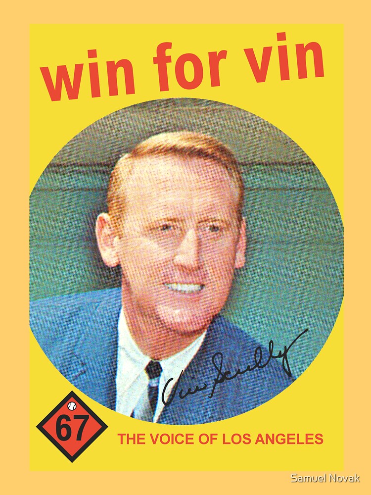 Los Angeles Dodgers win 4 Vin 1000 Vin Scully Avenue signature