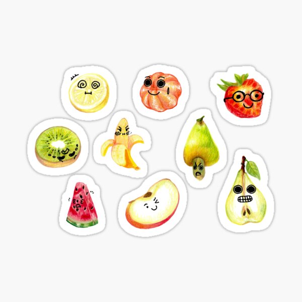 Artikel-Vorschau von Beeren-Aufkleberpaket, designt und verkauft von ArinkaDzu-shop.