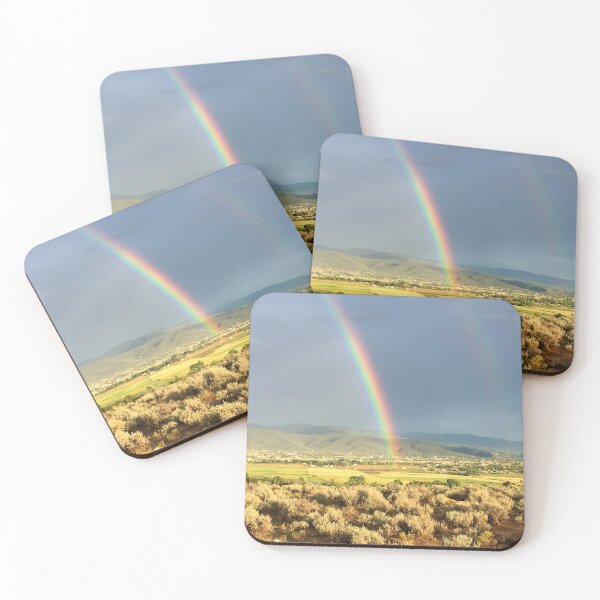 Item preview, Double Rainbow on the Town of Taos designed and sold by KR Art Studio.