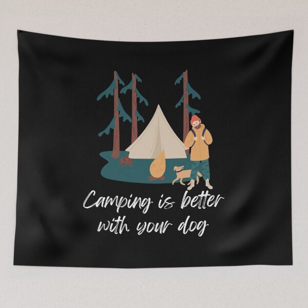 Item preview, Camping is Best With Your Dog designed and sold by Peter Stawicki.