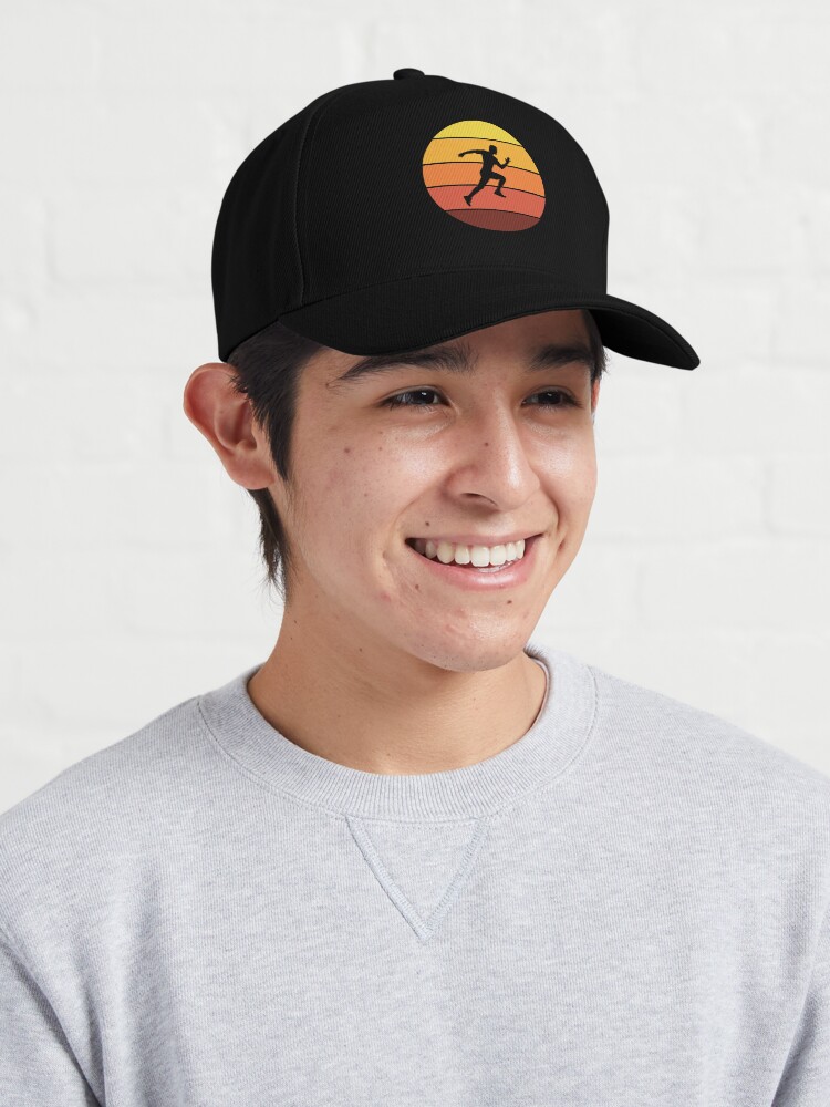 Retro running hot sale cap