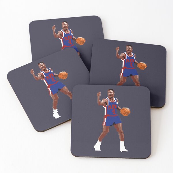 Item preview, Joe Dumars Pixel Dribble Qiangy designed and sold by qiangdade.