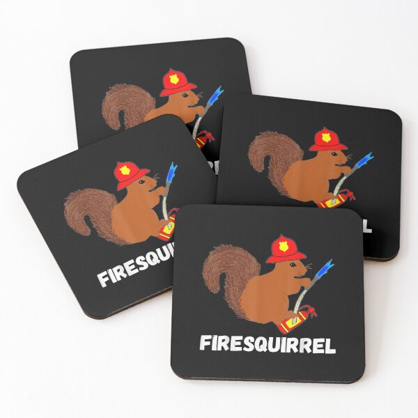 Item preview, Firefighter Squirrel Funny Fire Fighter Rodent Firema| Perfect Gift For you and friends designed and sold by luconats.