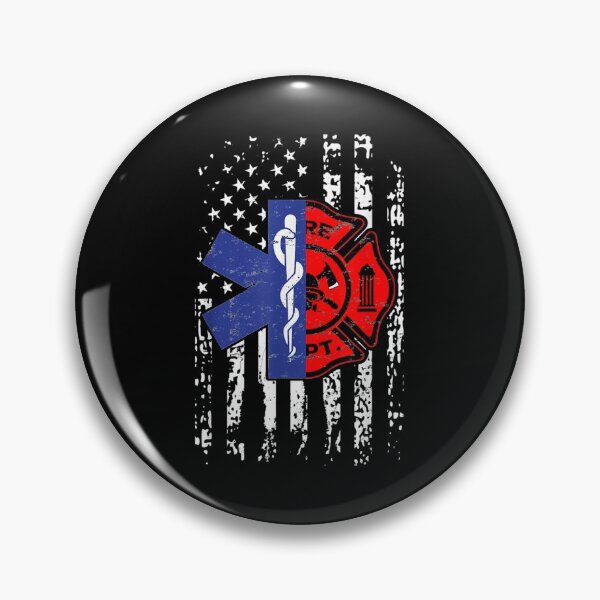 Item preview, EMT Firefighter Shirt Firefighter EMT American Flag Gif| Perfect Gift For you and friends designed and sold by luconats.