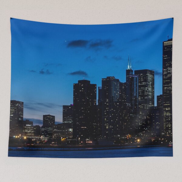 Item preview,  Chicago city skyline prints,Chicago city scape,cityscape,Chicago  panoramic,panoramic wall art, panoramic canvas  designed and sold by eyesight4vision.