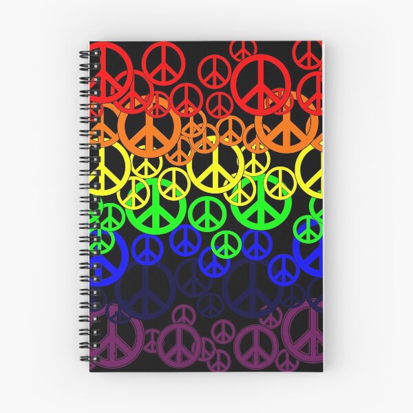 Item preview, Raining Peace Symbol Rainbow Colors BB designed and sold by Aurorapod.