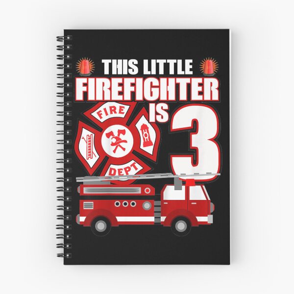 Item preview, Kids 3 Year Old Firefighter Birthday Party Fire Truck 3rd Gif| Perfect Gift For you and friends designed and sold by luconats.