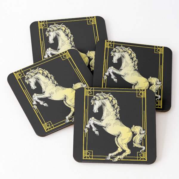 Item preview, Bucephalus, Horse of Alexander The Great, 16th Century Etching In Gold  designed and sold by ColtishSky1.