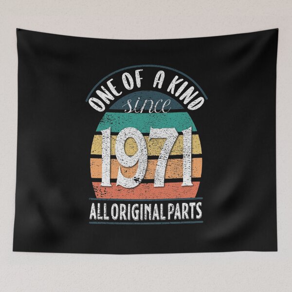Item preview, One of a Kind Since 1971 All Original Parts, Vintage Birthday 1971 designed and sold by orangeblue21.
