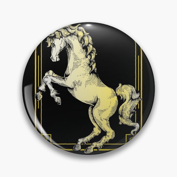 Item preview, Bucephalus, Horse of Alexander The Great, 16th Century Etching In Gold  designed and sold by ColtishSky1.
