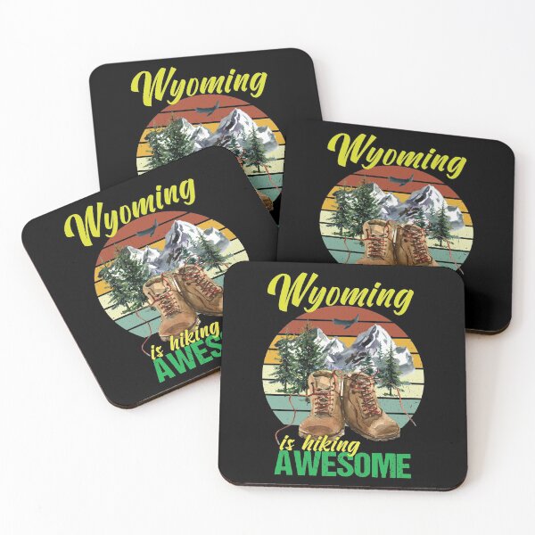 Item preview, Wyoming is hiking awesome designed and sold by StencilMyst ..