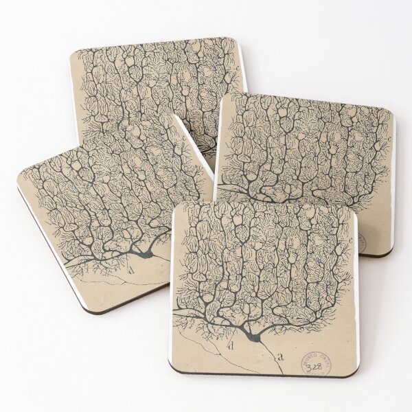 Item preview, Cajal's neurons sketch designed and sold by banabananaz.