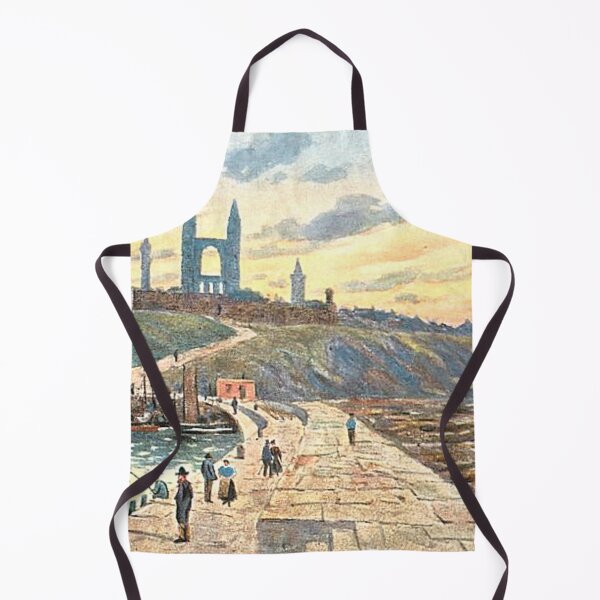 Item preview, Vintage Illustration of St. Andrews from the Harbour, Fife designed and sold by yourscotland.