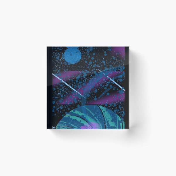 Galaxy Acrylic Block