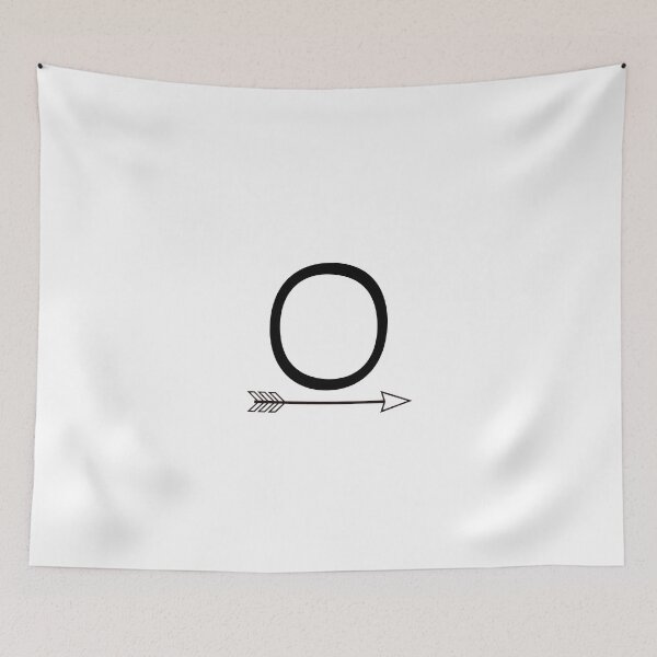 Item preview, Monogram Letter O with Tribal Arrow designed and sold by JustSeasons.