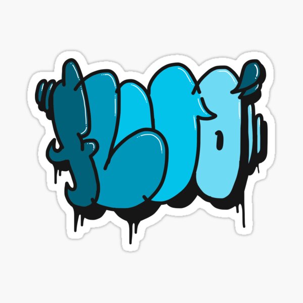 Fluo Trow Up Sticker