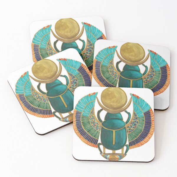Item preview, Watercolor - Egyptian scarab  designed and sold by Karolien Kenis.
