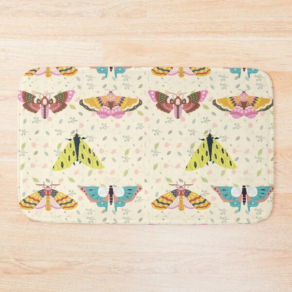 Item preview, Colorful Moth Flora  designed and sold by MarineTreasury.