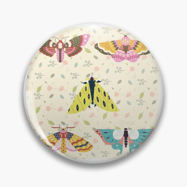 Item preview, Colorful Moth Flora  designed and sold by MarineTreasury.