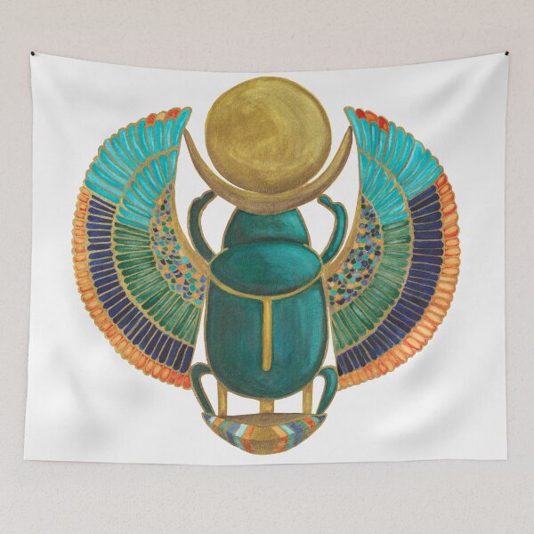 Item preview, Watercolor - Egyptian scarab  designed and sold by Karolien Kenis.