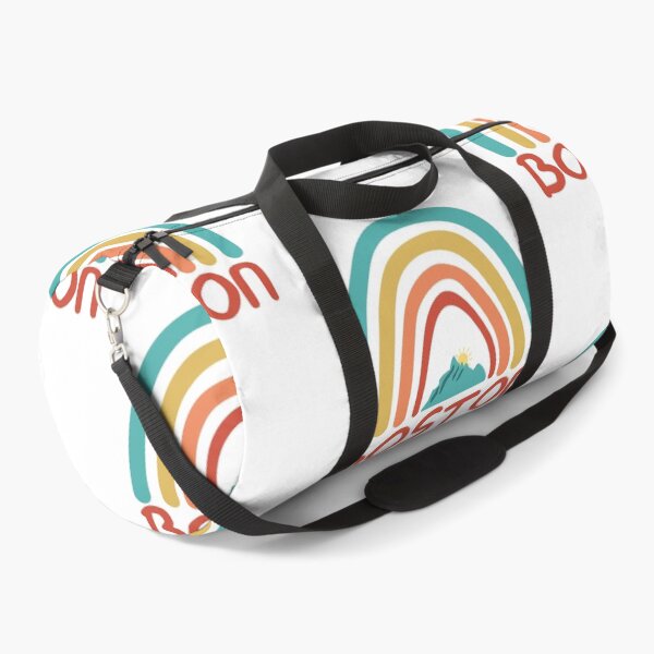 Item preview, Boston Retro Vintage Rainbow - Boston Massachusetts Mountain Souvenir - Gift - Hometown - Hiking - Nature designed and sold by HappyTees Lab.