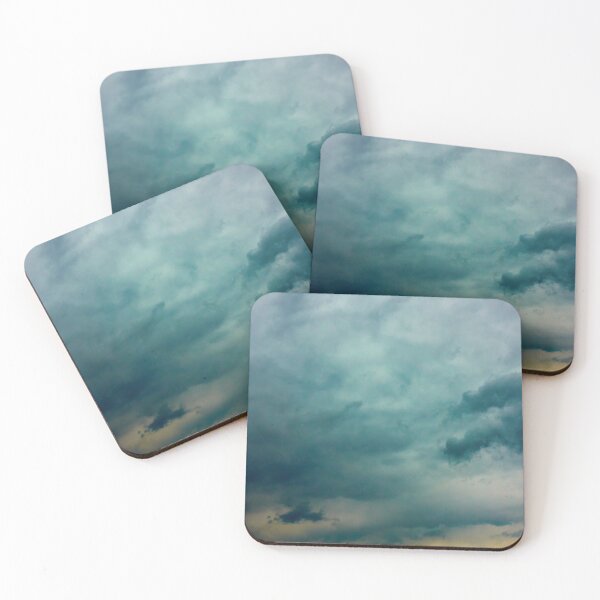 Item preview, Blue, Purple and Turquoise Stormy Cloudy Sky, Cloudscape designed and sold by WorldLandscapes.