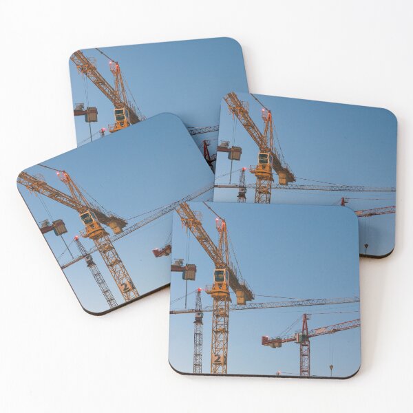 Item preview, Cranes against clear blue sky designed and sold by Lukasz Szczepanski.