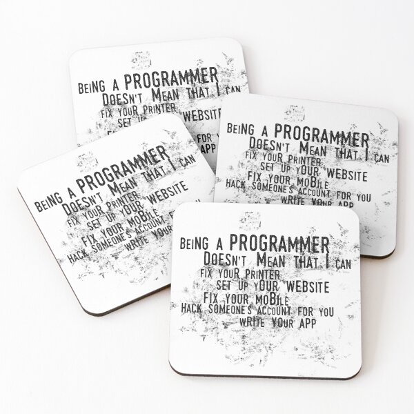 Item preview, Being A Programmer Doesn't Mean I Can... designed and sold by FoxCodeCreation.