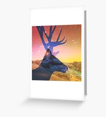 Matterhorn vs Rentier Grußkarte