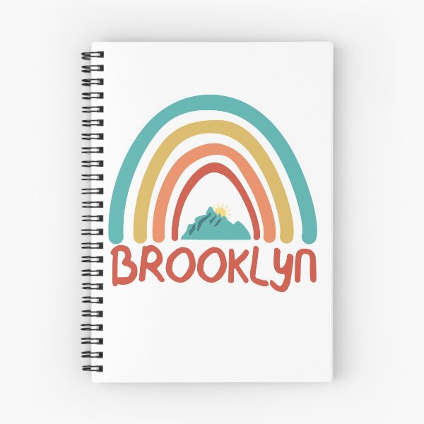 Item preview, Brooklyn Retro Vintage Rainbow - Brooklyn New York Mountain Souvenir - Gift - Hometown - Hiking - Nature designed and sold by HappyTees Lab.