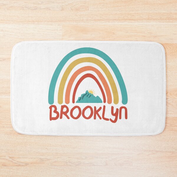 Item preview, Brooklyn Retro Vintage Rainbow - Brooklyn New York Mountain Souvenir - Gift - Hometown - Hiking - Nature designed and sold by HappyTees Lab.