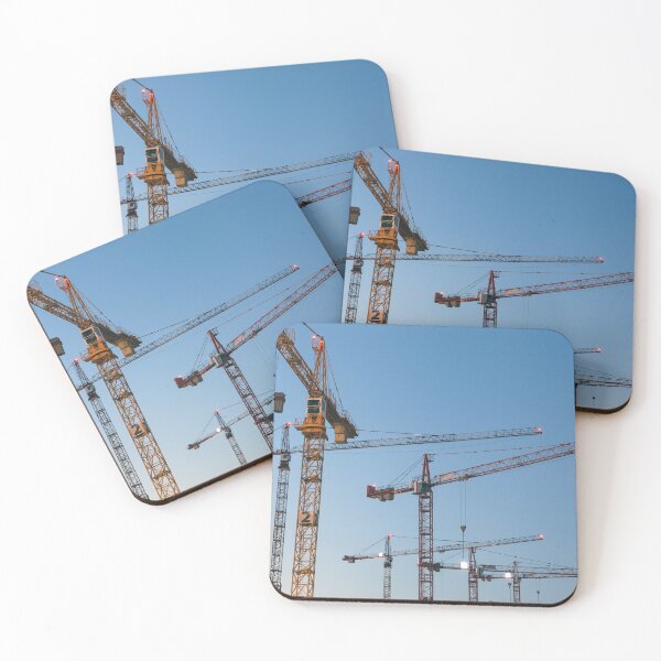 Item preview, Cranes against clear blue sky designed and sold by Lukasz Szczepanski.