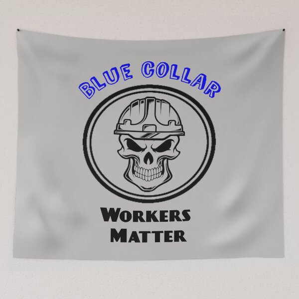 Item preview, Blue Collar worker designed and sold by Brifuncreations.