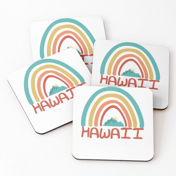 Item preview, Hawaii Retro Vintage Rainbow - Hawaii Mountain Souvenir - Gift - Hometown - Hiking - Nature designed and sold by HappyTees Lab.