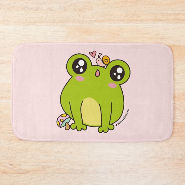Item preview, cute frog, kawaii frog cartoon designed and sold by princessmi-com.