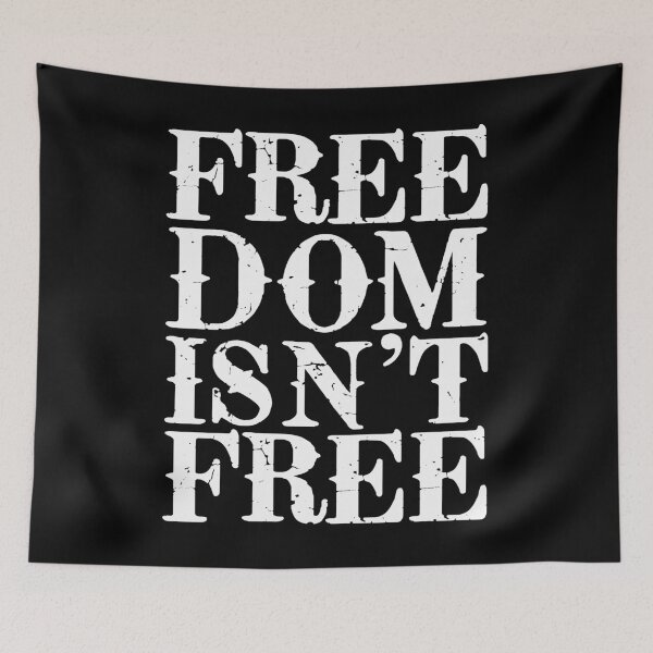Item preview, Freedom Isn't Free Patriot USA American designed and sold by WildHoneyDesign.