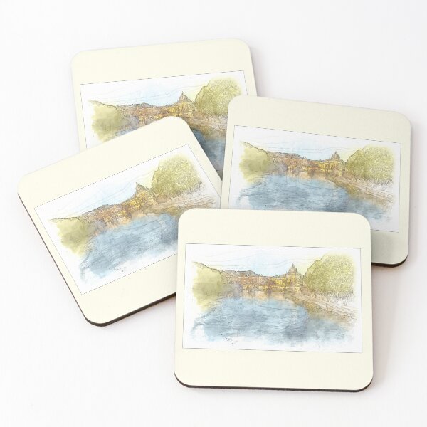 Item preview, The Vatican, Rome, Italy - Line and Wash Sketch designed and sold by Retro Art Factory.