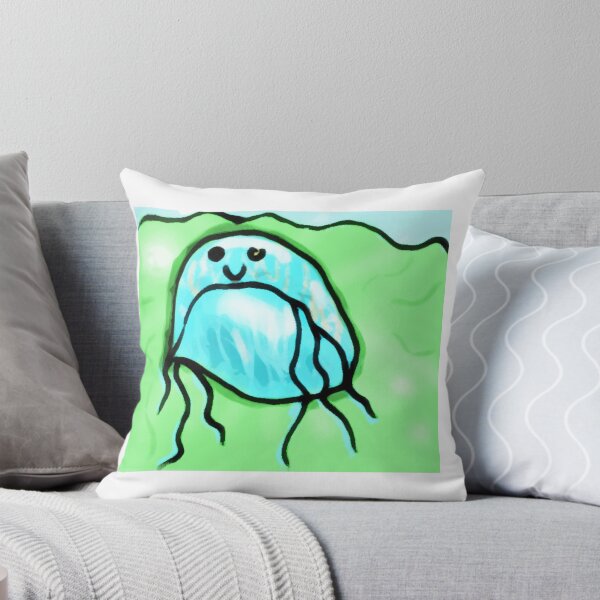 Item preview, Green jellyfish designed and sold by Coffeemerc117.