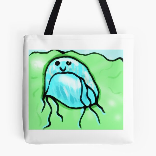 Item preview, Green jellyfish designed and sold by Coffeemerc117.