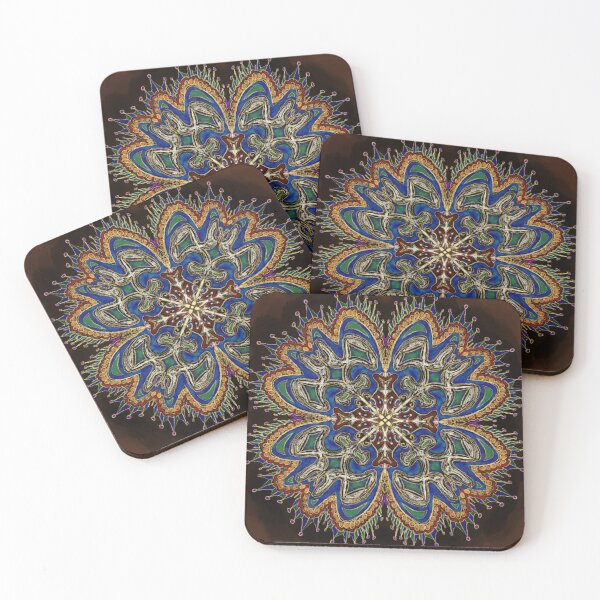 Item preview, Colorful Meditative Mandala Art designed and sold by Lady Southpaw.