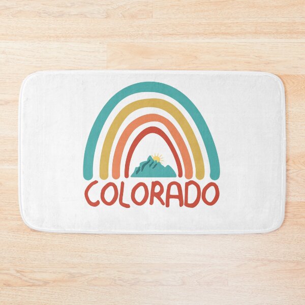 Item preview, Colorado Retro Vintage Rainbow - Colorado Mountain Souvenir - Gift - Hometown - Hiking - Nature designed and sold by HappyTees Lab.