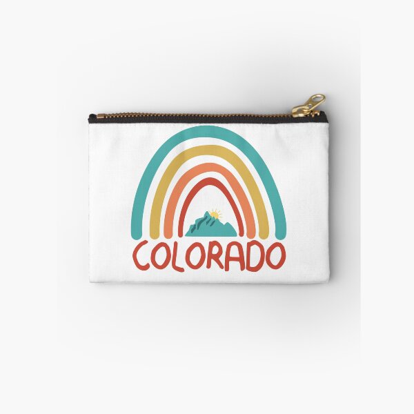 Item preview, Colorado Retro Vintage Rainbow - Colorado Mountain Souvenir - Gift - Hometown - Hiking - Nature designed and sold by HappyTees Lab.