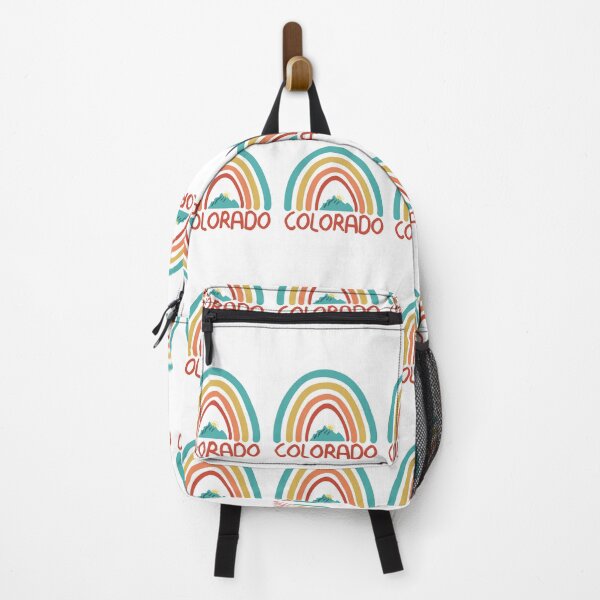 Item preview, Colorado Retro Vintage Rainbow - Colorado Mountain Souvenir - Gift - Hometown - Hiking - Nature designed and sold by HappyTees Lab.