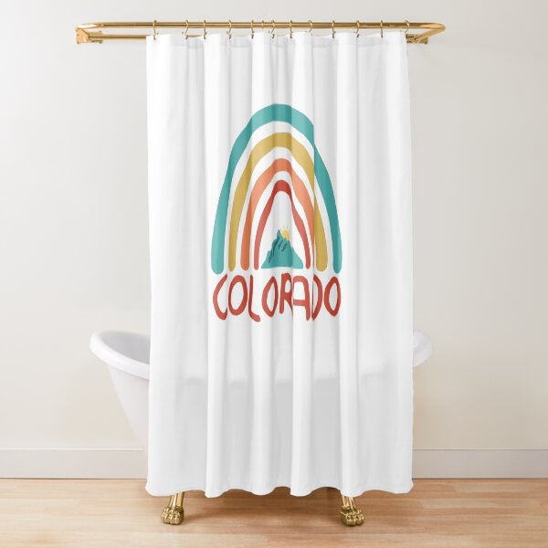 Item preview, Colorado Retro Vintage Rainbow - Colorado Mountain Souvenir - Gift - Hometown - Hiking - Nature designed and sold by HappyTees Lab.