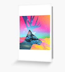 Matterhorn vs Rentier Grußkarte
