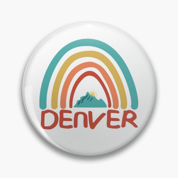 Item preview, Denver Retro Vintage Rainbow - Denver Colorado Mountain Souvenir - Gift - Hometown - Hiking - Nature designed and sold by HappyTees Lab.