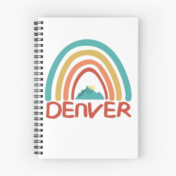 Item preview, Denver Retro Vintage Rainbow - Denver Colorado Mountain Souvenir - Gift - Hometown - Hiking - Nature designed and sold by HappyTees Lab.