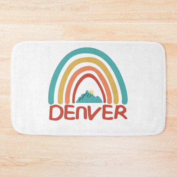 Item preview, Denver Retro Vintage Rainbow - Denver Colorado Mountain Souvenir - Gift - Hometown - Hiking - Nature designed and sold by HappyTees Lab.