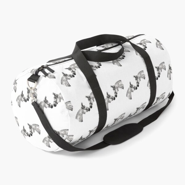 Item preview, Greyscale Reaching Horses Watercolour Design designed and sold by London-Fields.